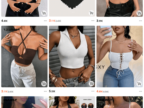 Female clothes for sale